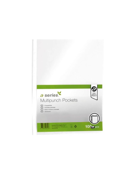 C. 100 FUNDAS PP Fº 16T A-SERIES 75M P/NAR AS0764